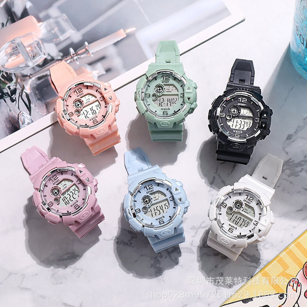 2021 New Watch Girls Wind Unicorn Junior High School Students Waterproof Electronic Watch Simple Temperament Sports Watch Montre lectronique