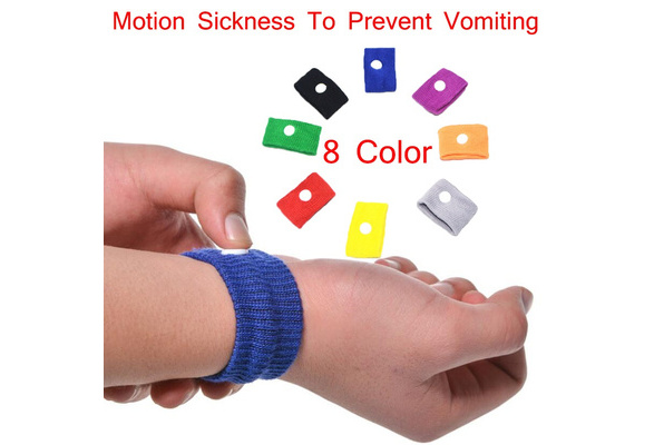 2pcs Adult Travel Morning Sickness Wrist Bands Anti Motion Sickness Wristband