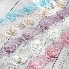 lace trim, Flowers, Knitting, Lace