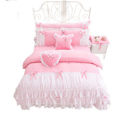 ruffle, Lace, quiltcover, doublebedset