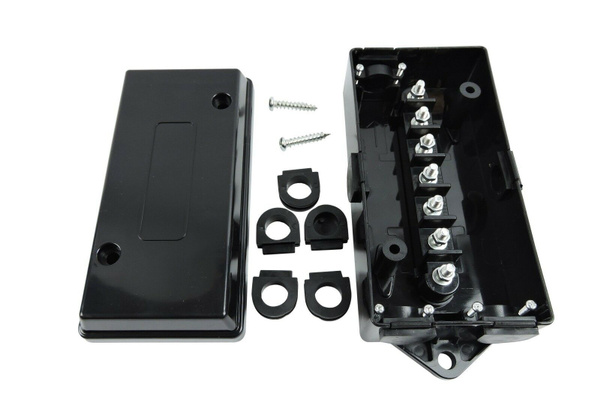 7-way-trailer-wire-cord-junction-box-coded-truck-weatherproof-brand-new