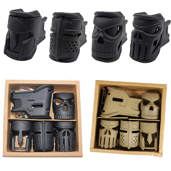Tactical Gel Ball Gun Mask Type Grip Toy Gun Accessories for Airsoft M4 AR15 Outdoor Shooter