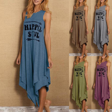 Summer, Plus Size, hippie, long dress