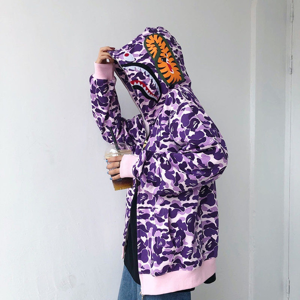 New Camouflage Thin Hooded Zipper Jacket Shark Jacket Men's Camouflage  Fashion Zip Hoodie Jacket Coat | Wish