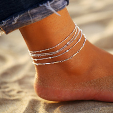 Summer, ankletsforwomen, Jewelry, Chain