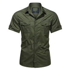 Shorts, Shirt, Sleeve, Army