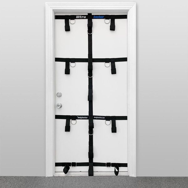 Bodylastics Ultra Resistance Anchor Door Attachment with 25 Connectors Black