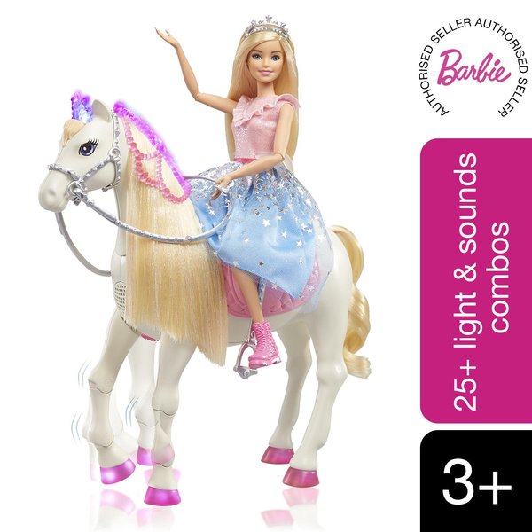 Barbie prince 2024 and shimmer horse