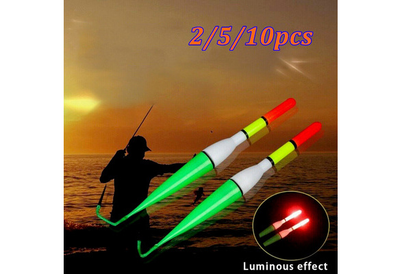 2/5/10pcs Fishing Float Electric Luminous LED Light Deep Water