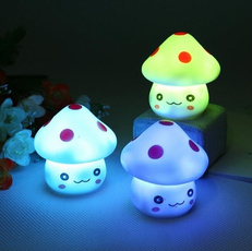 cute, Decor, mushroomledlamp, Colorful