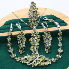 Bridal Jewelry Set, Earring, weddingnecklaceset, bracelets for women