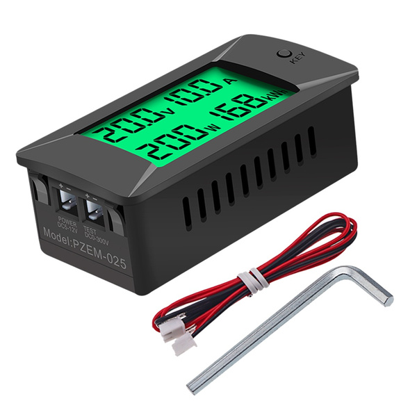 AC 80-300V LCD Digital Voltmeter Ammeter Volt Amp Power Kwh Panel Meter 100A CT AC 80-300V LCD Digital Voltmeter Ammeter Volt Amp Power Kwh Panel Meter 100A CT