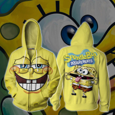 Cosplay, Sponge Bob, spongebobsquarepant, anime hoodie