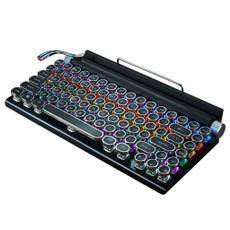 rainbow, led, Keys, wirelessbluetoothmechanicalkeyboard