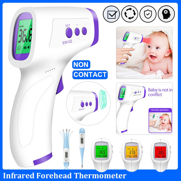 Digital LCD Infrared Thermometer Non- Contact Forehead Baby Adult