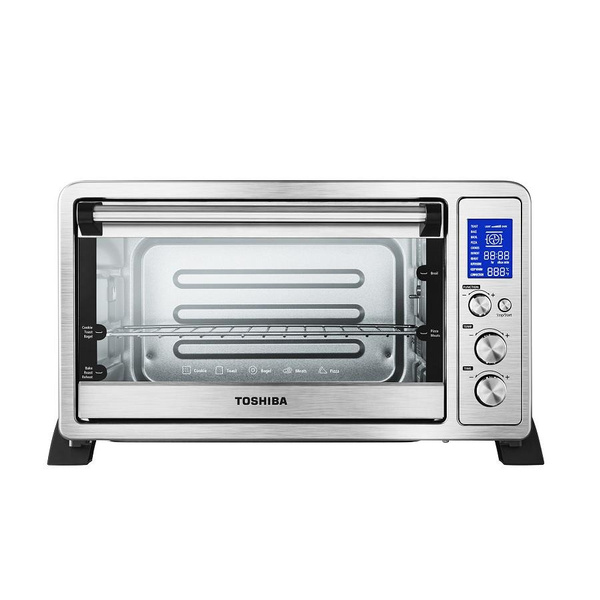 Toshiba WTR-A25ASS Digital Convection Toaster Oven, 6-Slice, 1500 Watts,  Stainless Steel