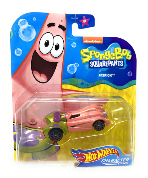 Hot Wheels Character Car Spongebob Squarepants- Patrick 2/6 from  Nickelodeon Set