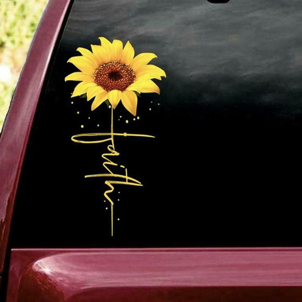 Sunflower deals car decals