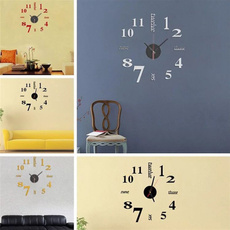 Home Decor, Clock, Stickers, bedroom