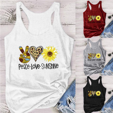 Summer, Vest, Plus Size, Love