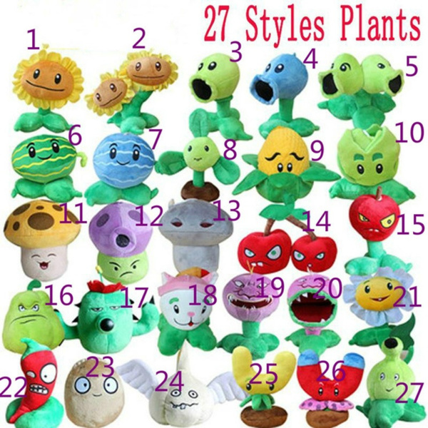 1pcs Plants Vs Zombies Plush Toys 13 20cm Plants Vs Zombies Plants Plush Stuffed Toys Soft Game 3981