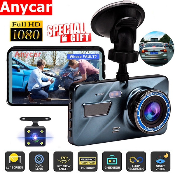 4 inches Full 1080P HD Car Dash Cam Dashboard Video Recorder G-Sensor DVR  for Vehicle