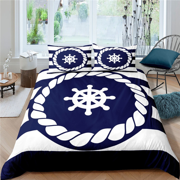 nautical single bed duvet set