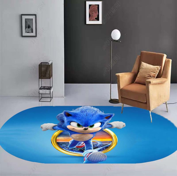 Home Decor Area Rugs Sonic The Hedgehog Floor Mat Living Room Carpets Doormats 
