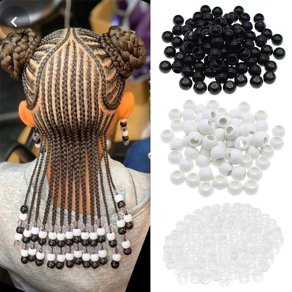 DIY for Women Girls Resin Charm Big Hole Hair Accessories Dreadlocks Beads Hair  Cuffs Clips Hair Braid Tubes | Wish