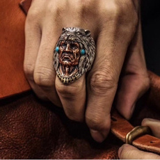 Steel, men_rings, animalring, Jewelry