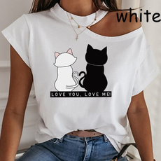 Tops & Tees, Fashion, Love, one-shoulder