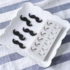 Funny, Baking, Silicone, moustache