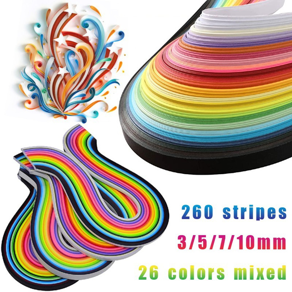 10mm Quilling Paper Strips, Paper Arts & Crafts Supplies, Crafts