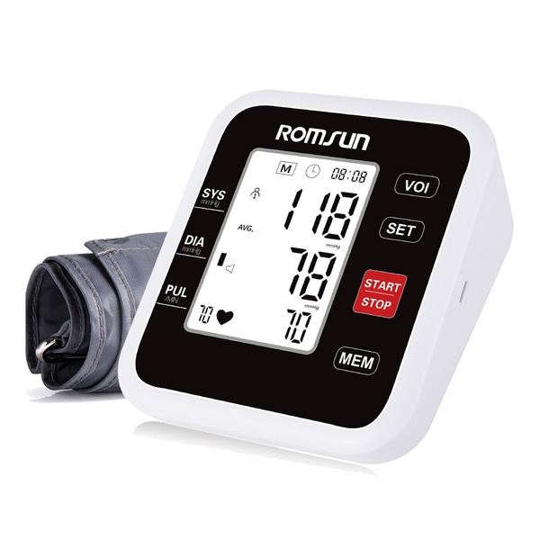Automatic Arm Blood Pressure Monitor Digital BP Cuff Pulse Heart