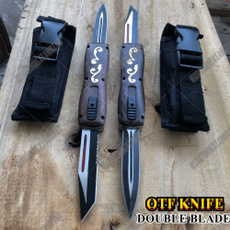 Outdoor, dagger, camping, doubleopeningknife