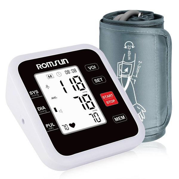 Digital Upper Arm Automatic Blood Pressure Monitor w/ LCD Display