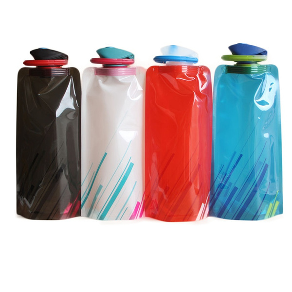 700Ml Foldable Water Bottle Portable Outdoor Sport Water Bag