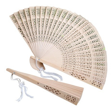 Wooden, handheldfan, Gifts, Chinese