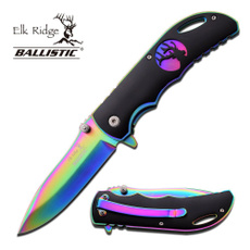 Pocket, rainbow, black, Knife
