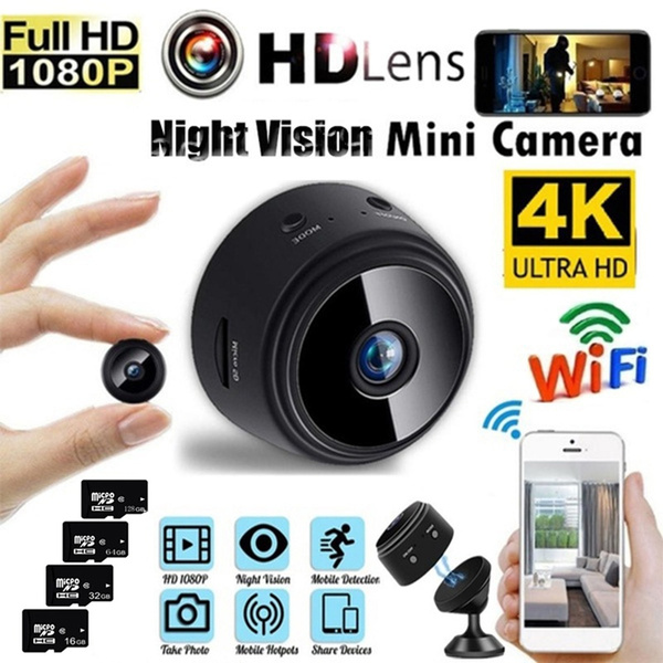 Ultra Mini Camera Wireless 1080P HD Night Vision Surveillance Camera Nanny  Baby Pet Cam 
