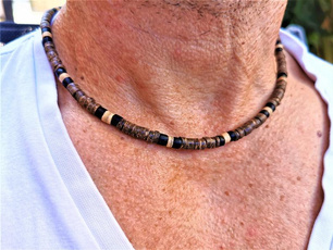 Turquoise, Men  Necklace, Jewelry, Wooden