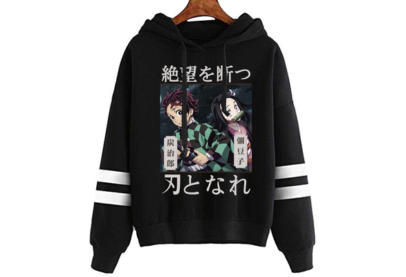 Demon Slayer Hoodie Sweatshirt Tshirt Embroidered Anime Shirts Nezuko  Kamado Embroidery Tee Demon Slayer Character Sweater Gifts NEW - Laughinks