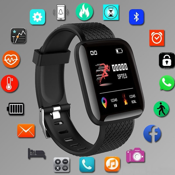 2 Types LED Digital Watch /Smart Watch Man Woman Smartwatch Android  Bluetooth Blood Pressure Measurement Heart Rate Monitor Sport Wach | Wish