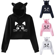 cute, Fashion, hooded, Sleeve