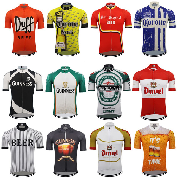 Cycling Short Sleeve Jersey Sam Miguel Beer Cycling Jersey 