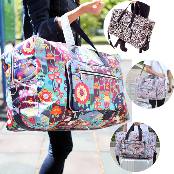 Arxus 50L Large Fashion Cute Printed Travel Bag For Man Women Weekend
