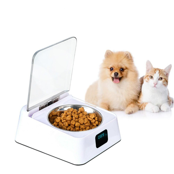 Pet supplies 5G bowl smart feeder infrared sensor automatically opens ...