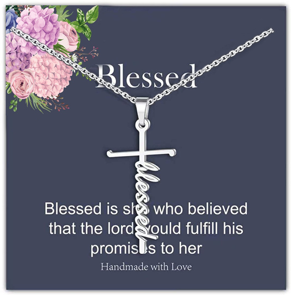 St. Benedict Exorcism Cross Necklace - Bless you and your family – BGCOPPER