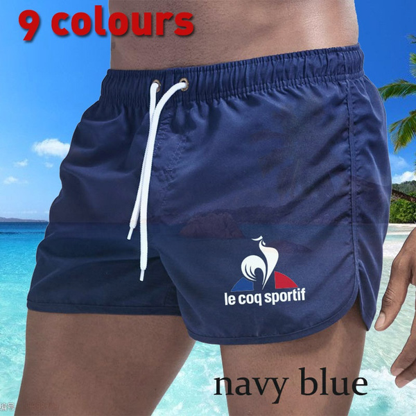 Le Coq Sportif Printed Mens Quick Drying Shorts Summer Swimwear Beach Shorts Jogging Shorts