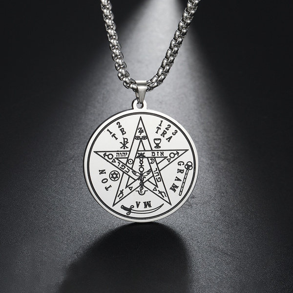 Vintage Tetragrammaton Pendant Necklace Wahyeh Magical Blessed ...